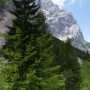 Ruska Cesta near  Russian Chapel at the Vršič Pass